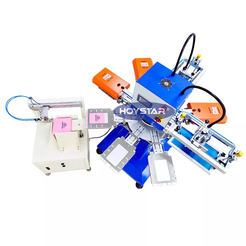 स्वचालित २ रङ नैपकिन स्क्रिन प्रिन्टिङ मेसिन